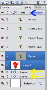 Group Layers Panel