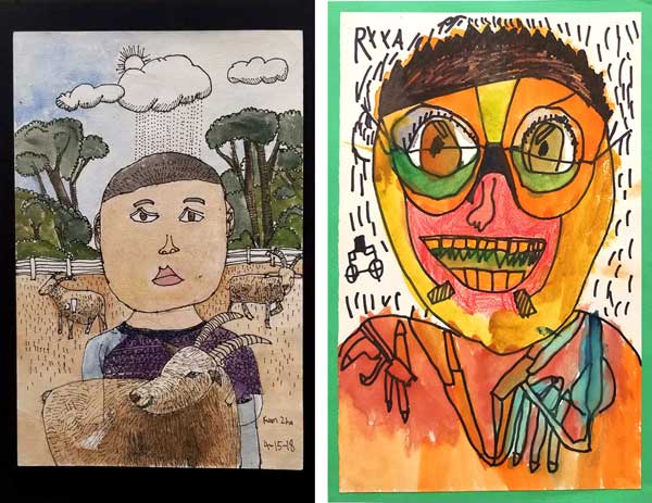kids' art: portraits
