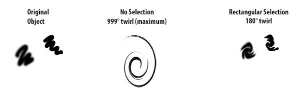 Twirl no selection