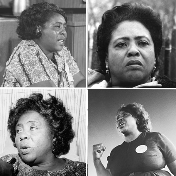 Fannie Lou Hamer four images