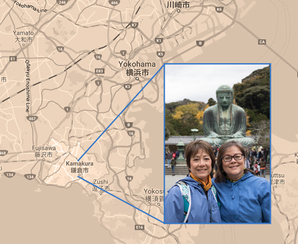 Kris & Noni in Kamakura