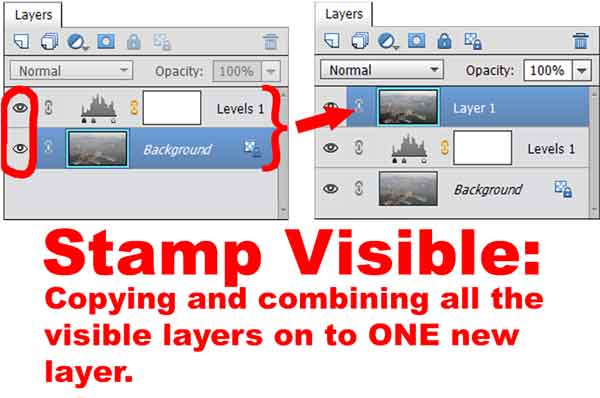 Stamp Visible: A Useful Keyboard Shortcut In Photoshop