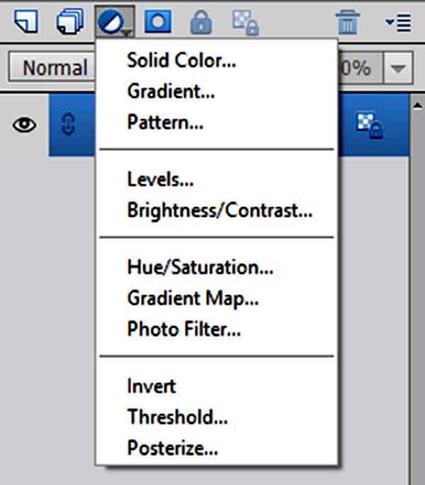 Levels Adjustment Layer