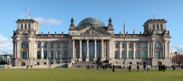 Reichstag with cupola