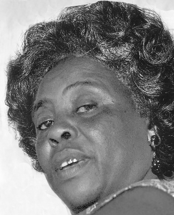 Fannie Lou Hamer collaged portrait