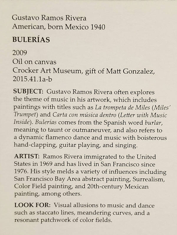 Bulerias - description of artwork