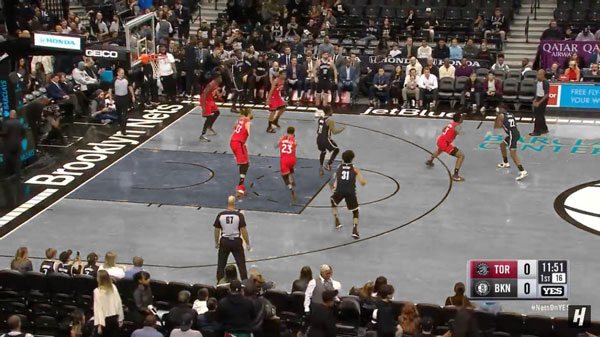 Brooklyn Nets basketball court