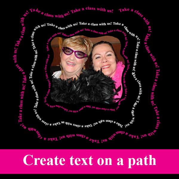 Create Text On A Path In Photoshop Elements